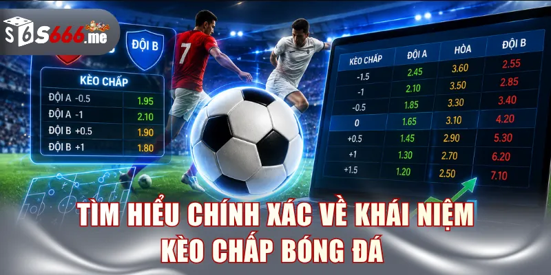 Tìm hiểu chính xác về khái niệm kèo chấp bóng đá